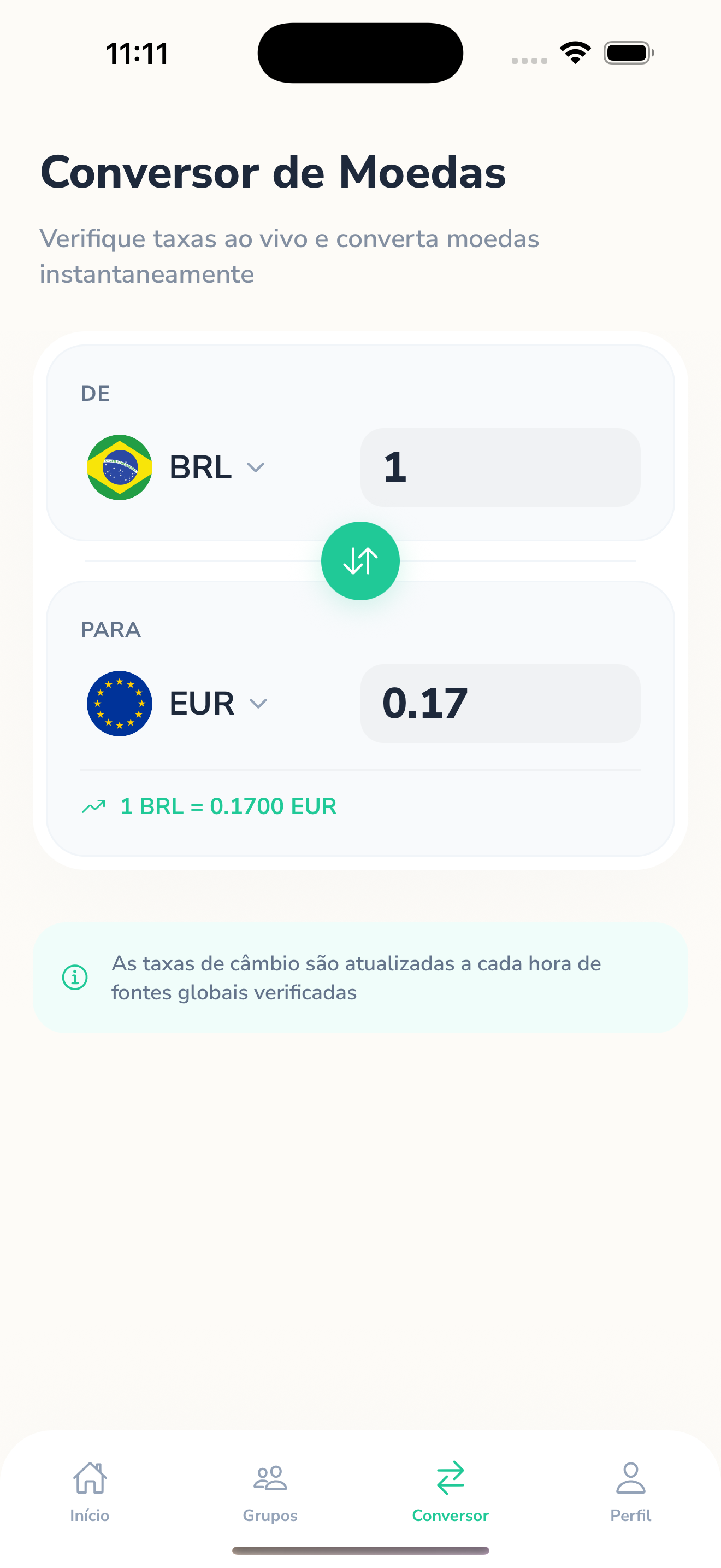 Gestão multimoeda
